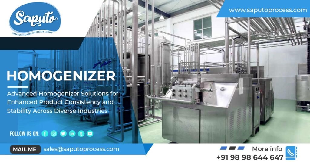 Supplier of Homogenizer in Gujarat