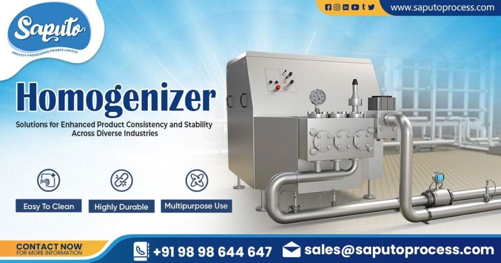 Supplier of Homogenizer in Rajasthan