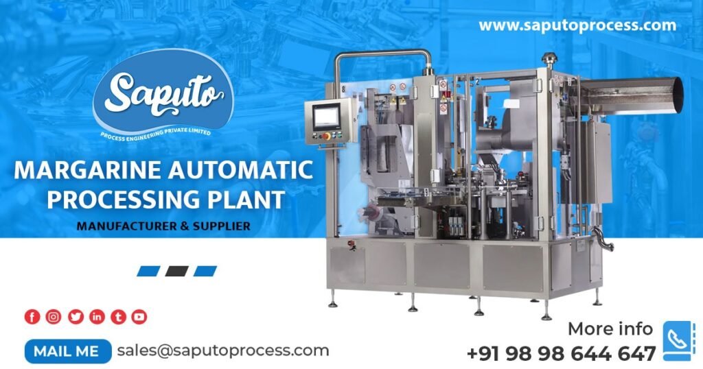 Margarine Automatic Processing Plant in Uttar Pradesh