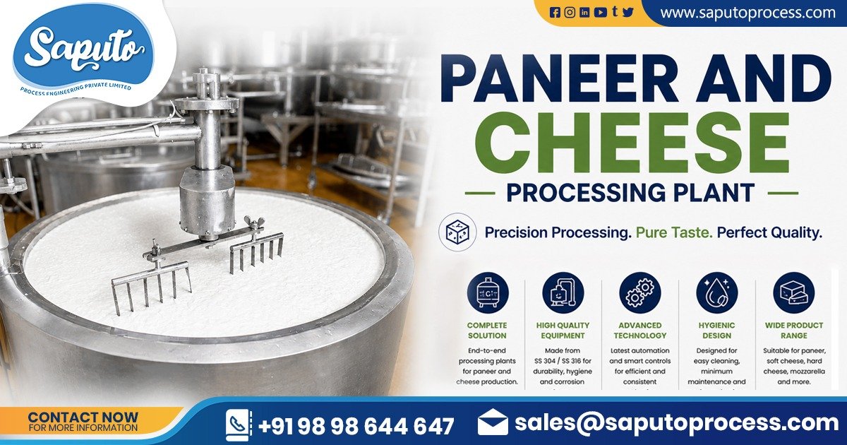Popular Paneer and Cheese Processing System in West Bengal