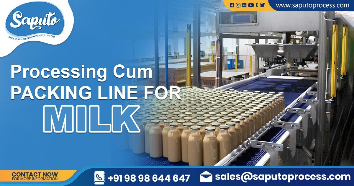 Milk Processing and Packaging Line in Uttar Pradesh