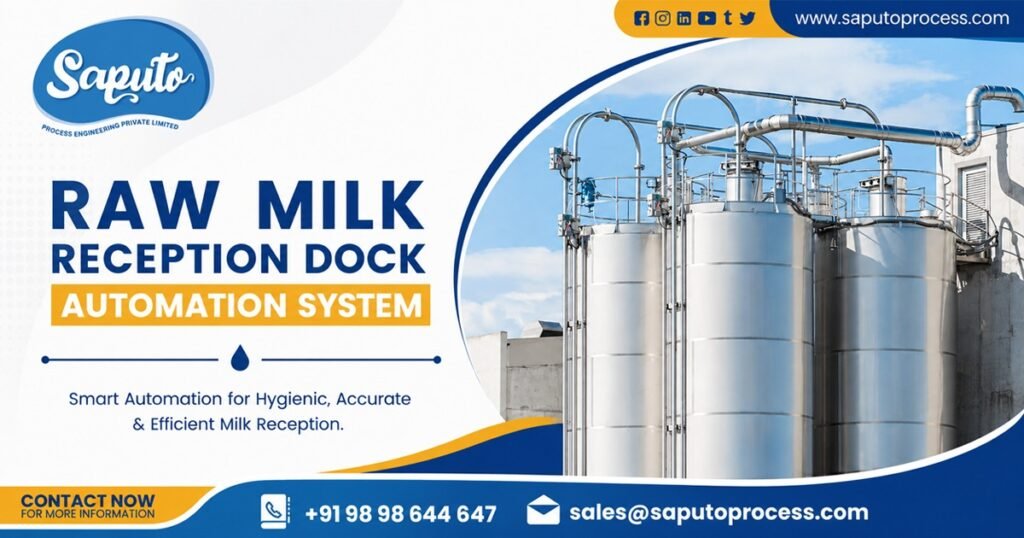 Raw Milk Reception Dock Automation System in Tamil Nadu