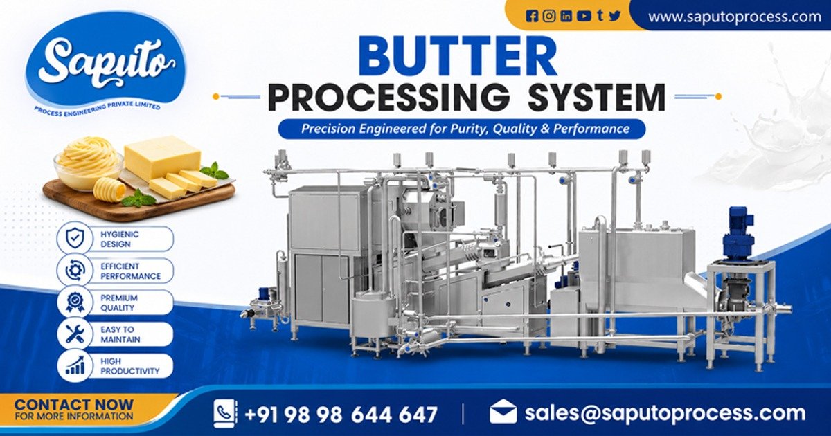 Butter Processing System in West Bengal