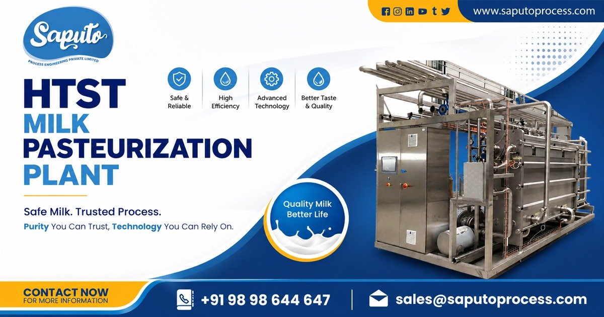 HTST Milk Pasteurization Plant in Madhya Pradesh