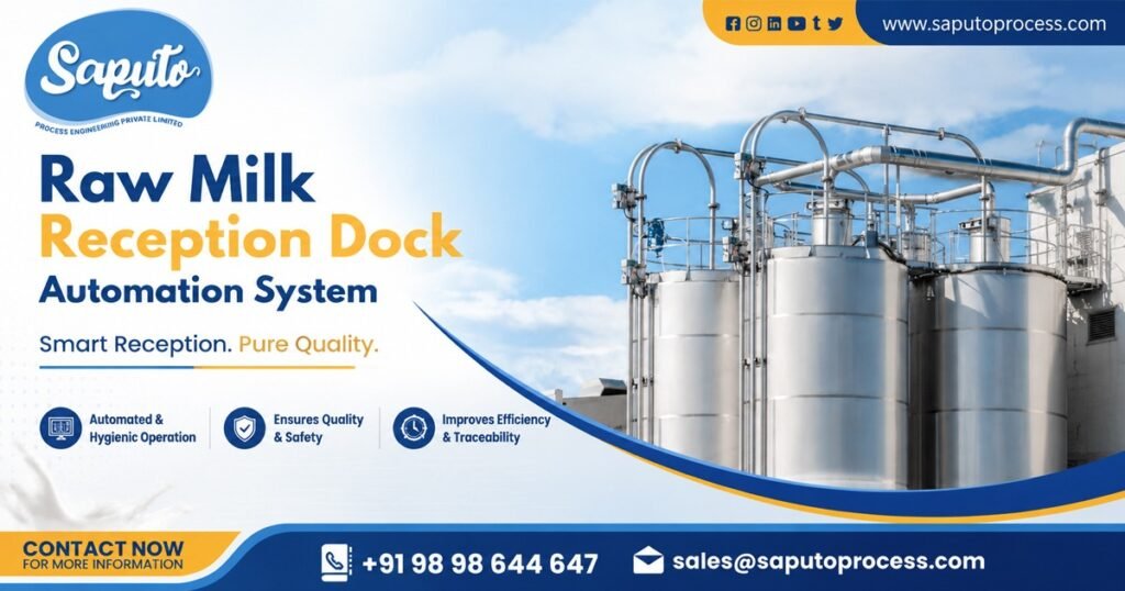 Raw Milk Reception Dock Automation System in Bihar