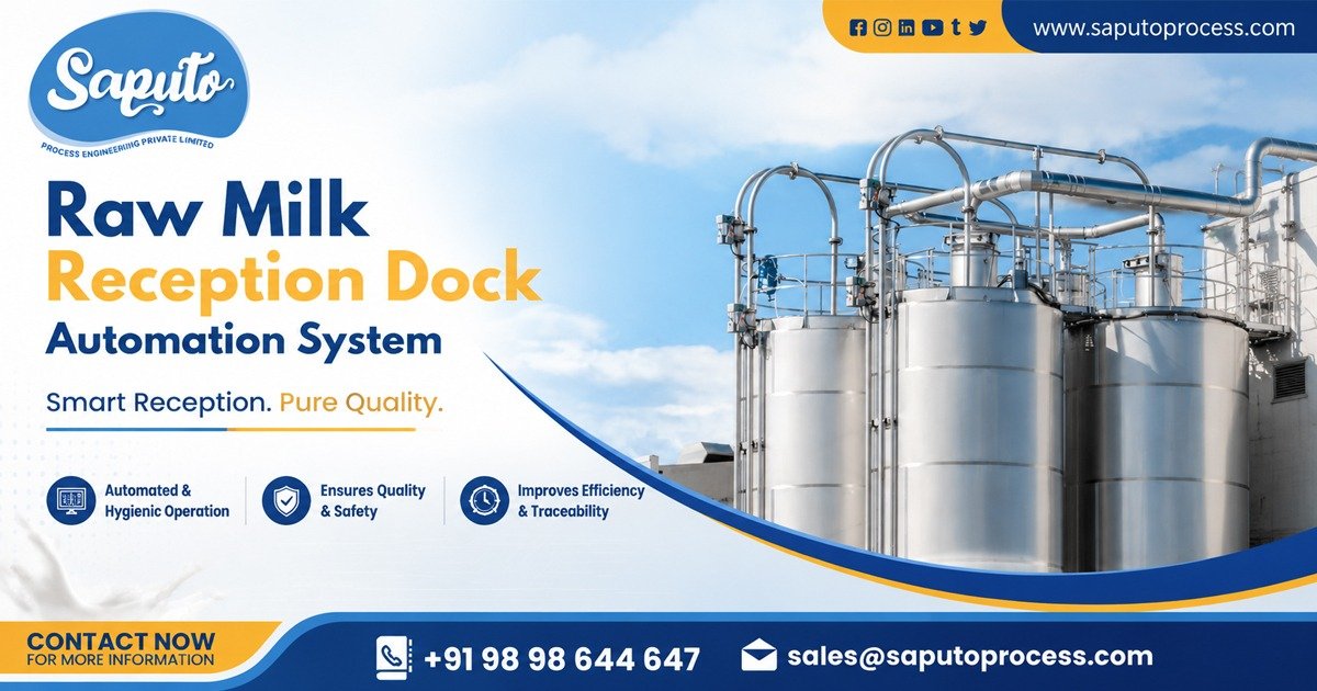 Raw Milk Reception Dock Automation System in Bihar