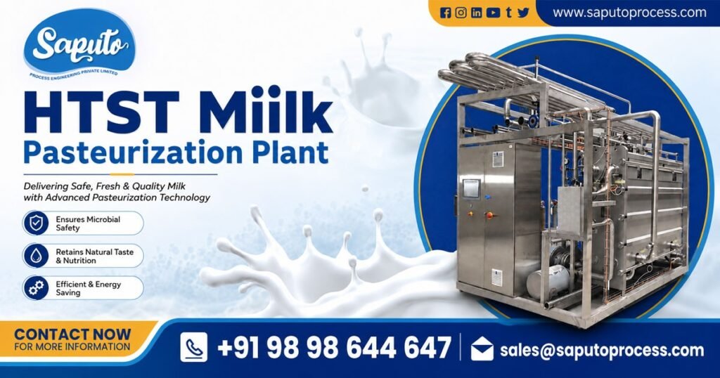 HTST Milk Pasteurization Plant in West Bengal