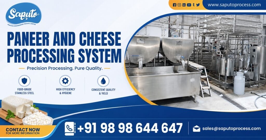 Paneer and Cheese Processing System in Tamil Nadu