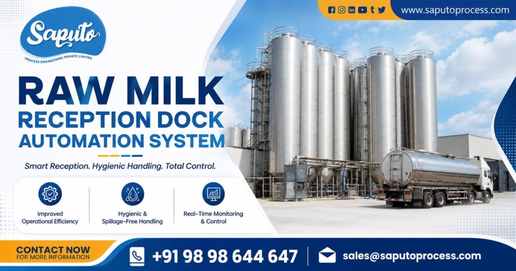 Raw Milk Reception Dock Automation System in Rajasthan
