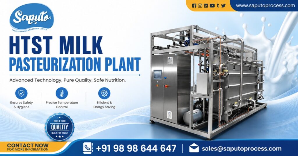 HTST Milk Pasteurization Plant in Punjab