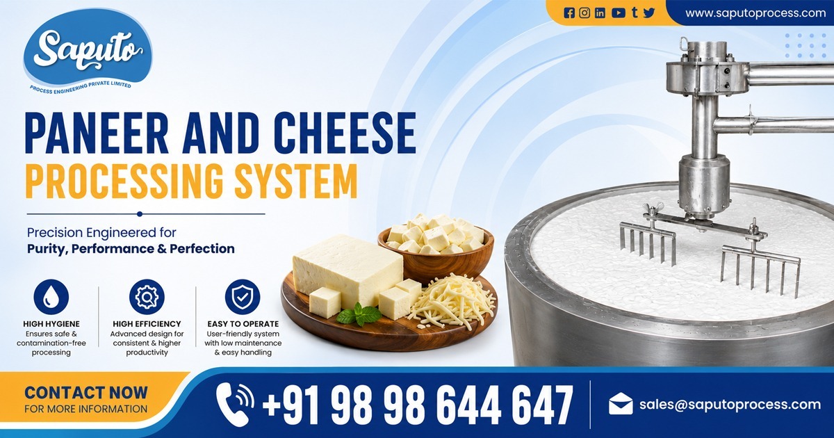 Paneer and Cheese Processing System in Uttar Pradesh